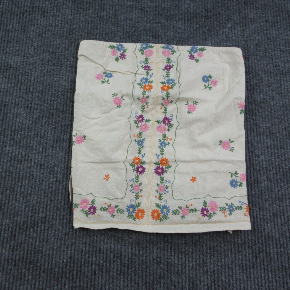 Free People Tube Top Shirt Womens S Cream Cropped Embroidered Floral NWT